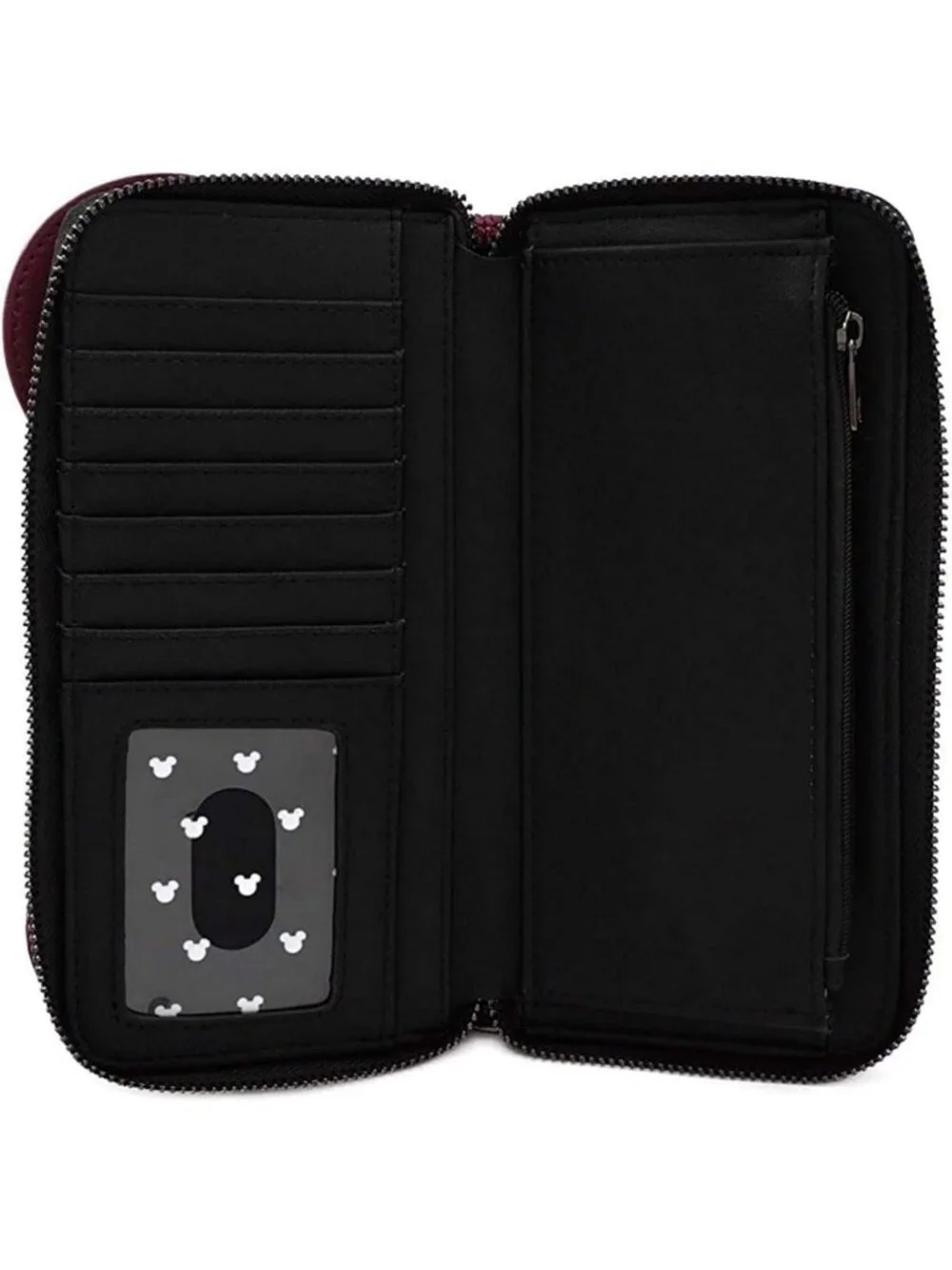 Quilted Minnie Mouse Zip Around Wallet with Velvet Bow | Cute Disney Accessory